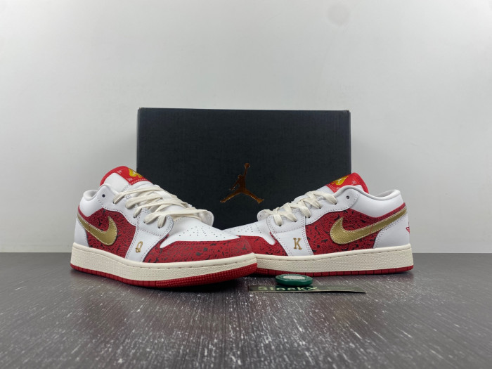 air jordan 1 low spades dj5185-100