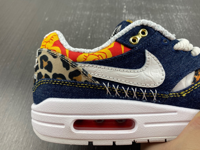 nike air max 1 premium denim leopard fj4452-432