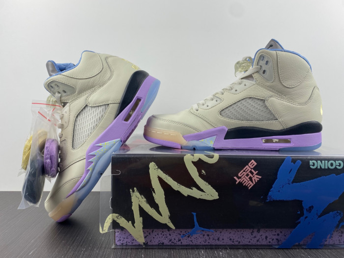 dj khaled x air jordan 5 “sail” dv4982-175