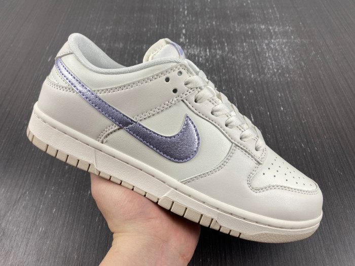 nike dunk low ess sail oxygen purple (women