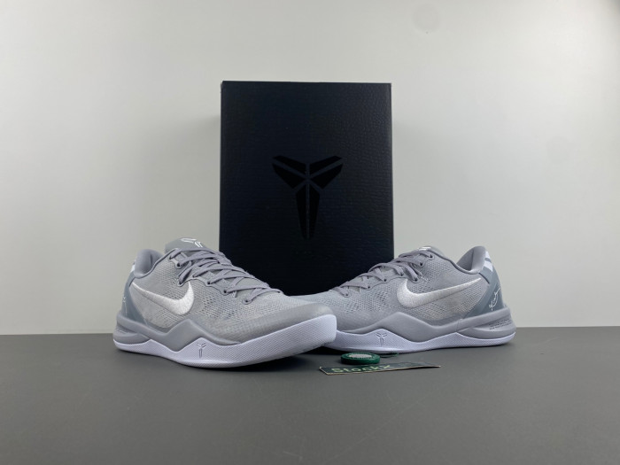 nike kobe 8 protro "wolf grey" hf9550-002