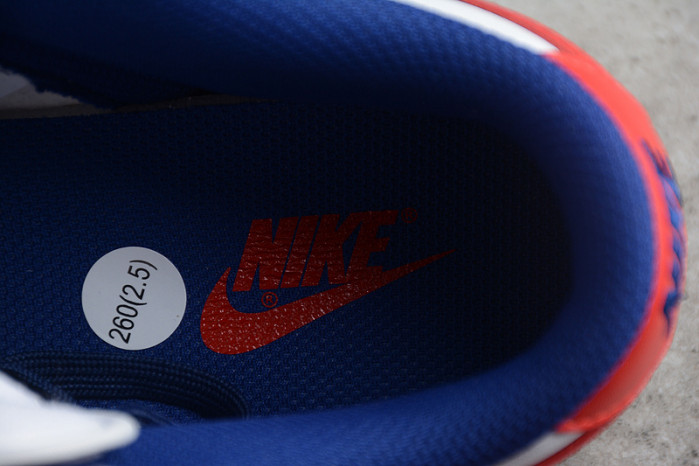 nike dunk low＂white and university red dd1503-119