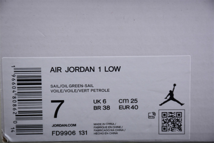 air jordan 1 low “light olive/pale citron” fd9906-131