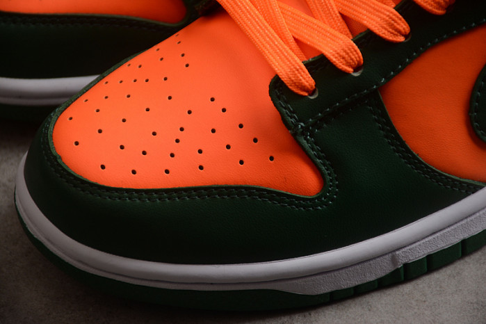 nike dunk low retro miami hurricanes dd1391-300