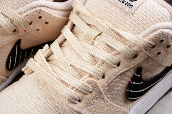 nike sb dunk low albino & preto fd2627-200