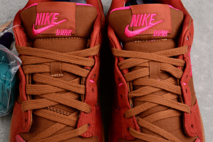 nike dunk low disrupt 2 desert bronze pink prime (w) dh4402-200