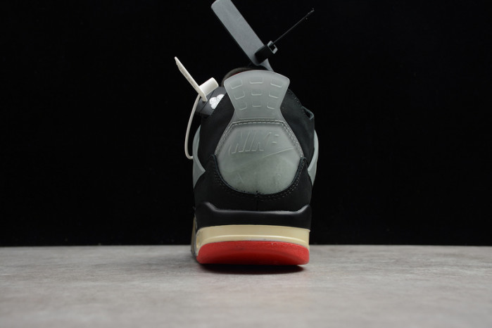 off-w x air jordan 4 “bred” cv9388-001