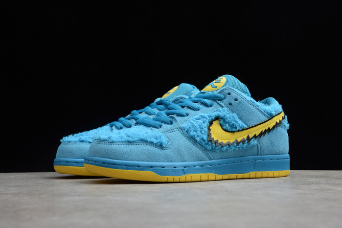 grateful dead x nike sb dunk low“ bule bear” cj5378-400