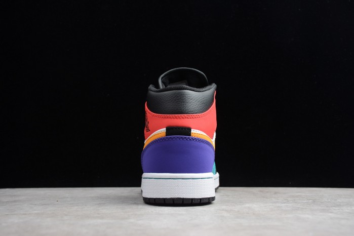 air jordan 1 mid multi-color 554724-125