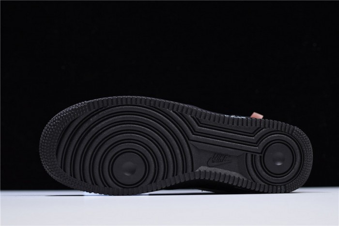 ow nike air force 1 low black ao4606-001