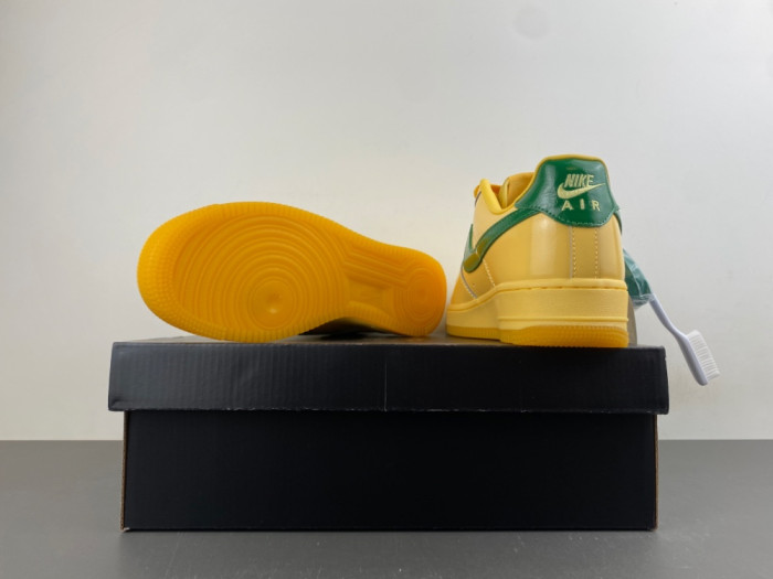 Nike Air Force 1 Low Patent Leather Topaz Gold IO4489-700